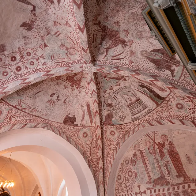 Kvislemark Kirke kalkmalerier